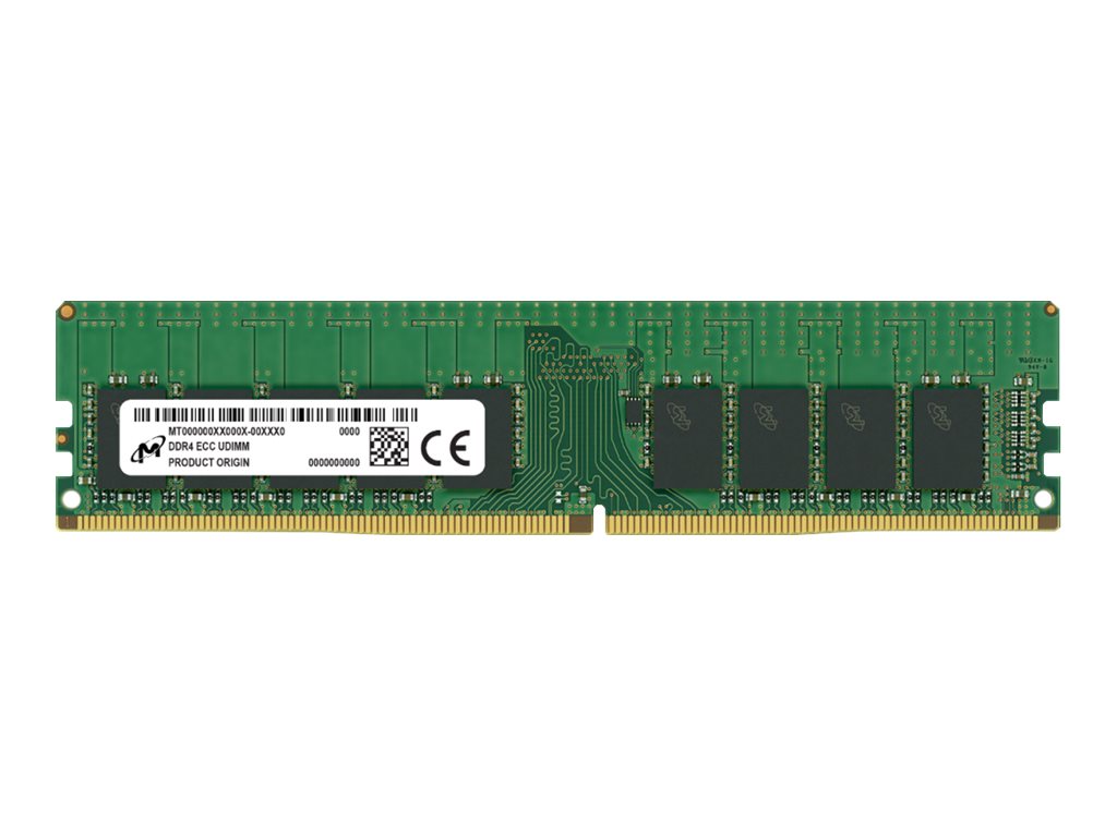 Crucial DDR4 ECC UDIMM 32 GB RAM 3200 MHz CL22 Grün