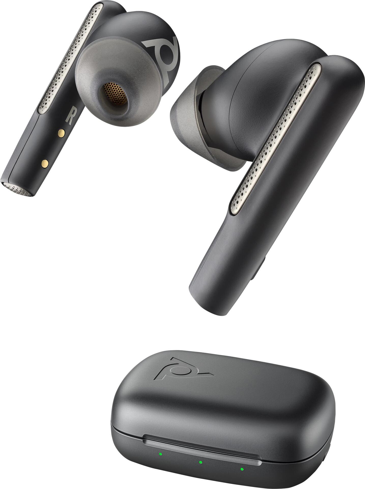 HP Poly Voyager Free 60 UC Kopfhörer Kabellos im Ohr Anrufe/Musik USB Typ-C Bluetooth (7Y8L8AA)
