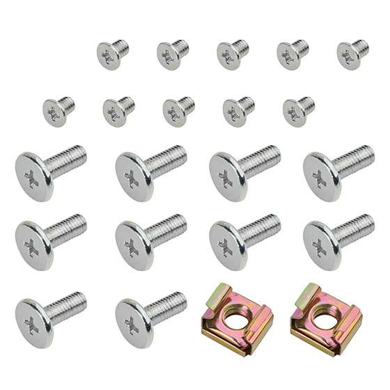 SilverStone RMS09-20 Rack-Schienen-Kit Silber