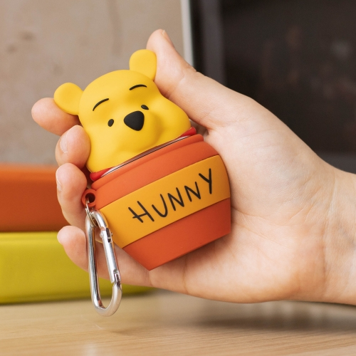 ThumbsUp! PowerSquad AirPods Case Pooh 3D-Silikon Schwarz, Rot, Gelb