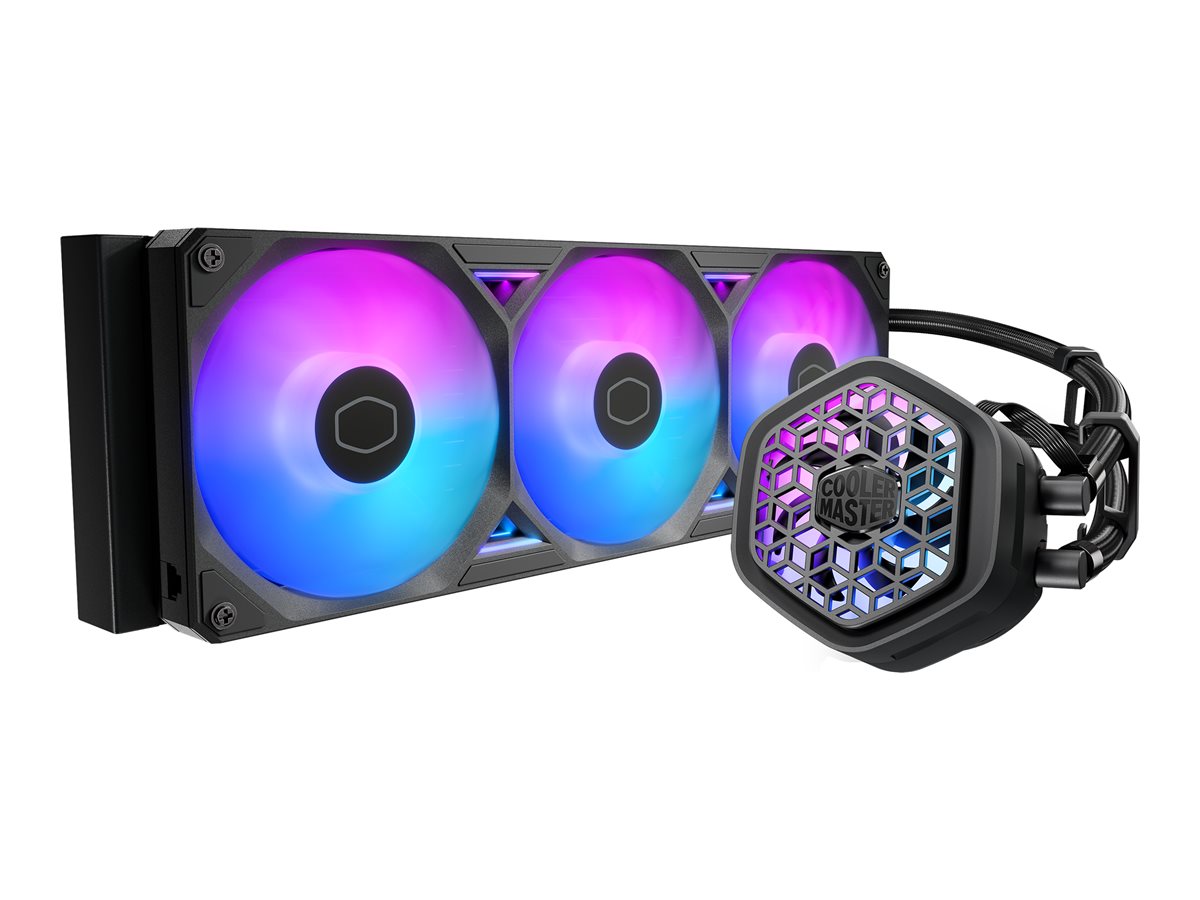 Cooler Master MasterLiquid 360 Atmos II AIO-Wasserkühlung 360 mm mit VRM-Lüfter Schwarz