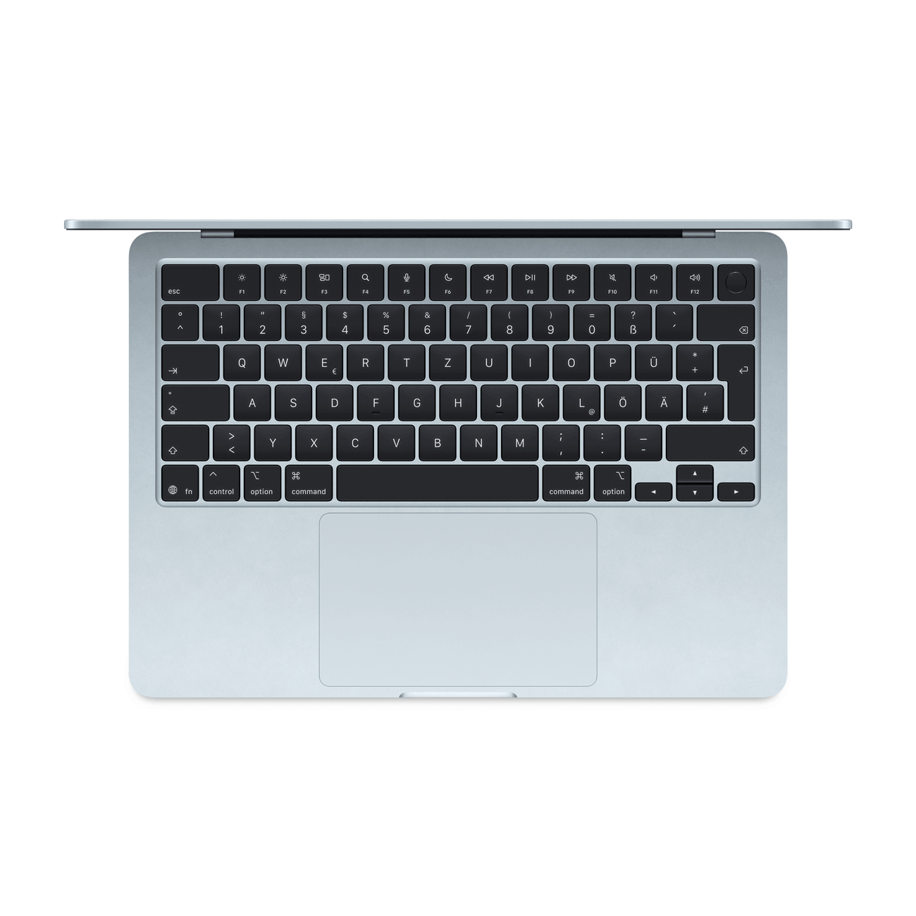 Apple 13'' MacBook Air: Apple M5 Chip mit 10‑core CPU und 10‑core GPU, 24GB, 1TB SSD - Himmelblau