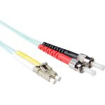 ACT 7 meter LSZH Multimode 50/125 OM3 fiber patch cable duplex with LC and ST connectors. (RL7607)
