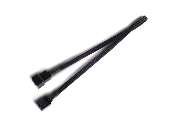 Silverstone CPF03 0,3 m 4-polig PWM Verlängerungskabel Schwarz
