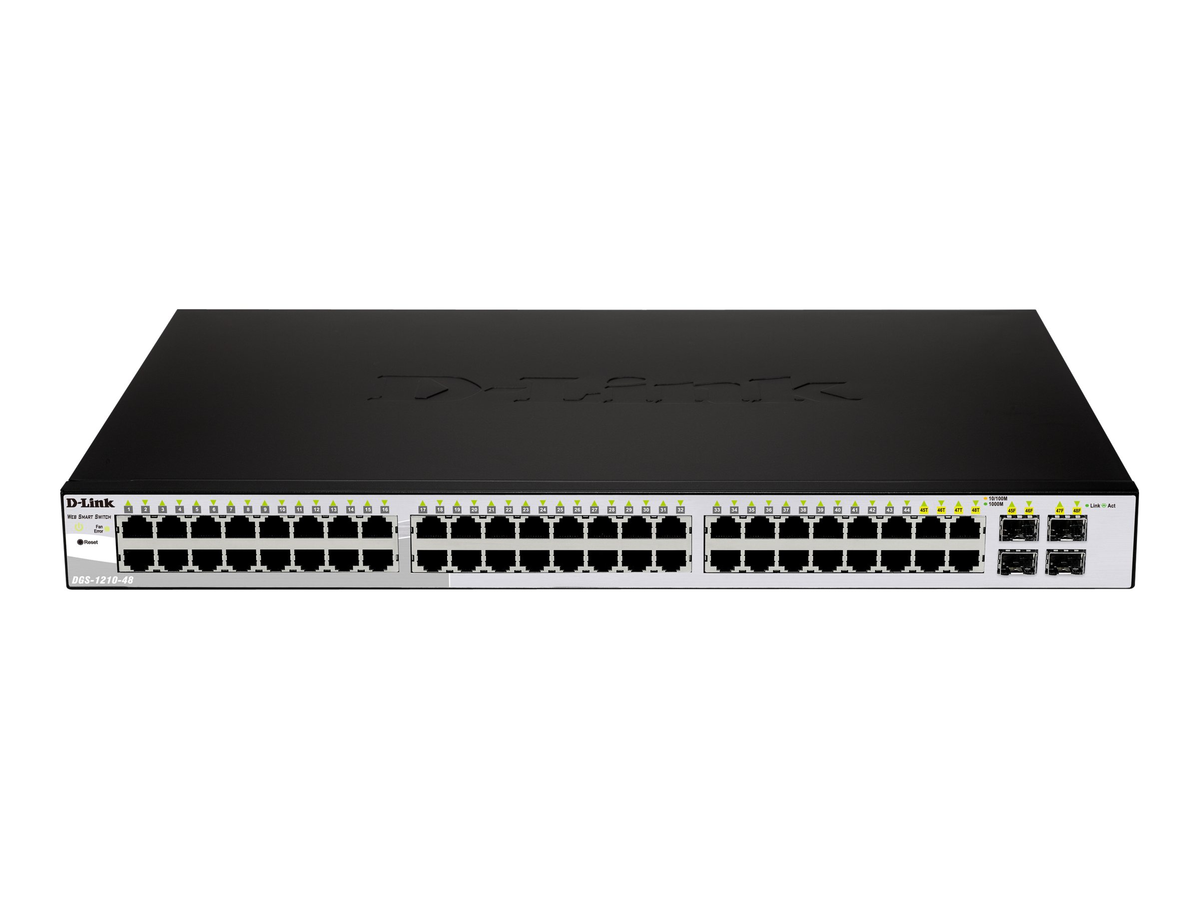 D-Link Web Smart DGS-1210-48 Managed Switch 48 Ports 4x SFP Gigabit Ethernet Schwarz