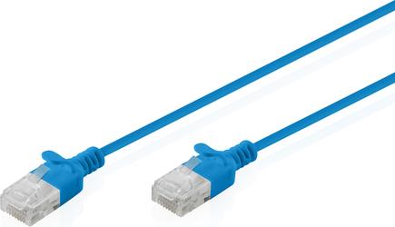 DIGITUS Patchkabel CAT 6 U-UTP Slim 2m Blau (DK-1618-020S-B)
