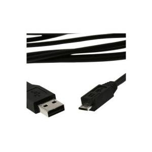 LogiLink USB 2.0 Anschlusskabel, 1,8 m, schwarz USB-A Stecker - USB-B Micro Stecker, entspricht USB 2.0 (CU0034)