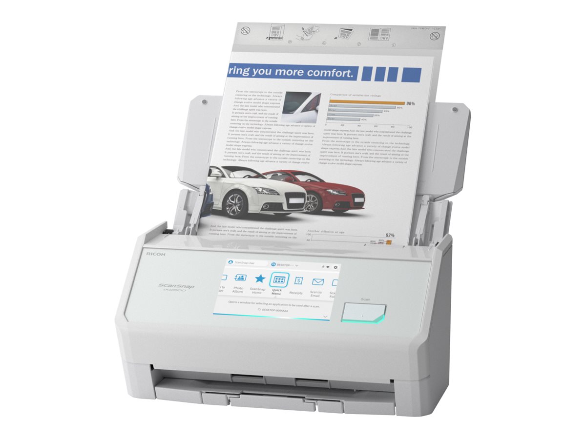 Ricoh ScanSnap iX2500 Dokumentenscanner 600 dpi 45 S./Min Duplex Wi-Fi/Bluetooth Weiß