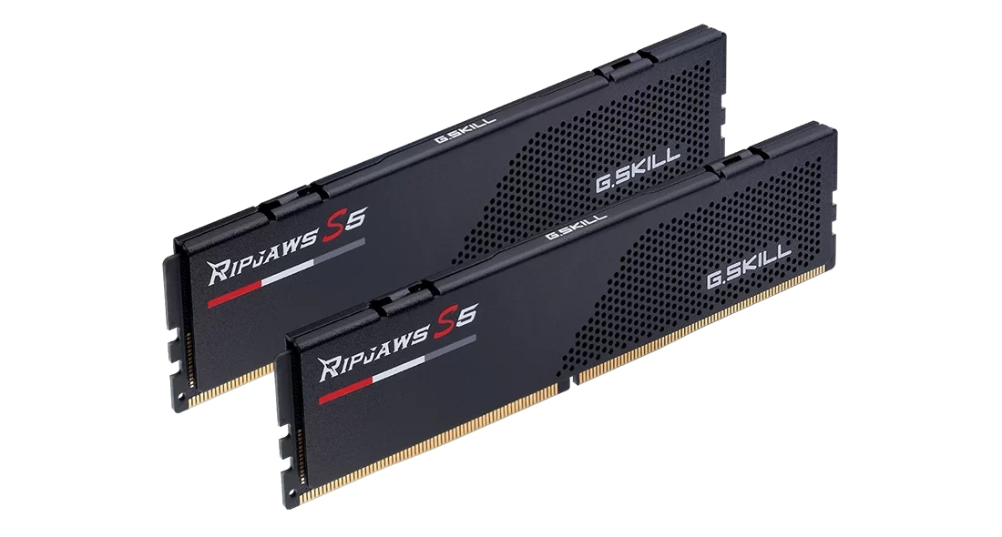 G.Skill Ripjaws S5 DDR5 64 GB RAM 2 x 32 GB 6400 MT/s CL32 DIMM Low Profile Schwarz