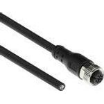 ACT Industrial 1.50 meters Sensor cable M12A 4-pin female to open end Superflex Xtreme TPE cable, shielded (SC3407)