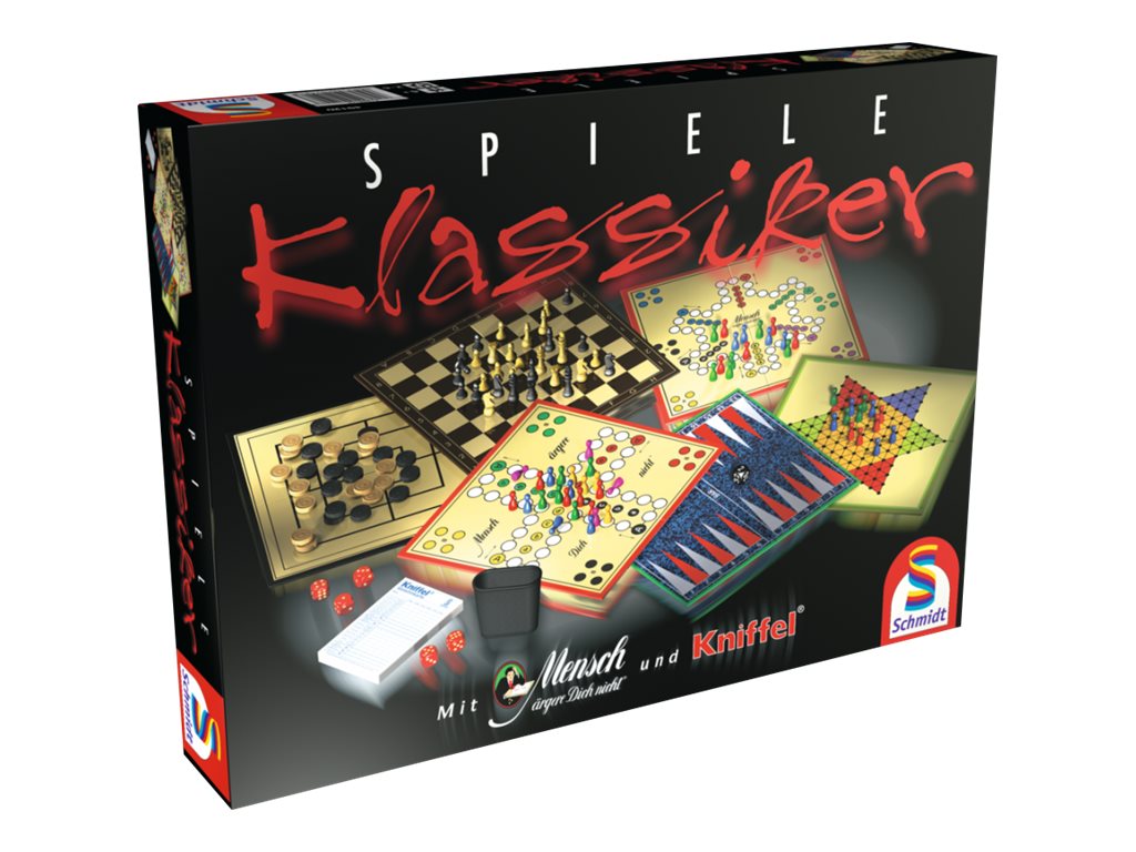Schmidt Spiele Klassische Spiele Brettspiel-Kollektion Mehrfarbig