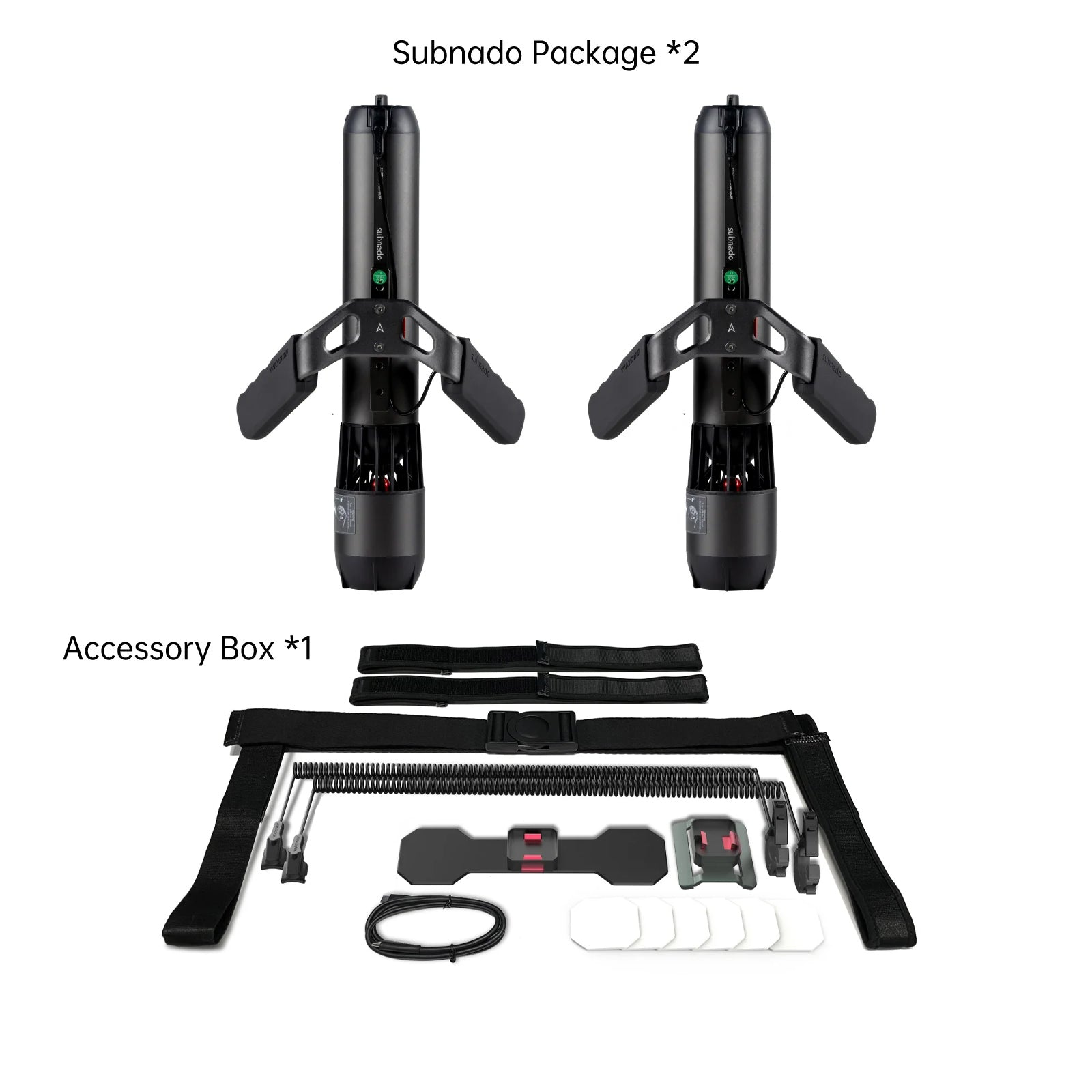 WAYDOO Subnado Unterwasser Scooter Schwarz