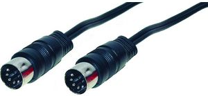 shiverpeaks BASIC-S Audiokabel, 5 Pol DIN Stecker - 5 Pol DIN Stecker, 5,0 m, im Polybeutel mit Eurolochung (BS10005)