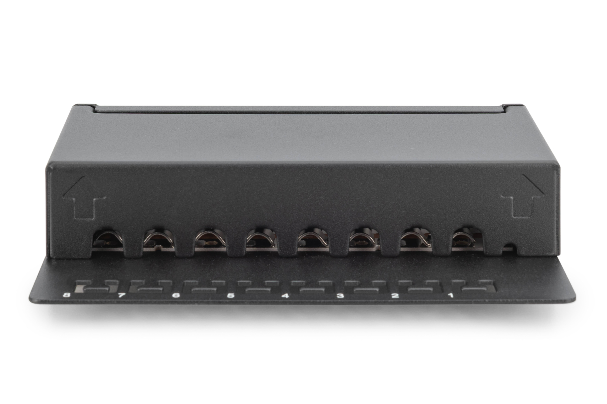 DIGITUS DN-91608SD Desktop Patch Panel 8 Port Cat6 geschirmt Schwarz