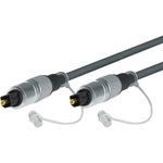 Professional Audio-Lichtleiterkabel, High Quality, Toslink St./St., 1,0 m Hochwertige optische Digitalverbindung mit einer optimalen Lichtausbeute (49970101H)