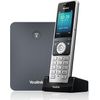 Yealink W76P DECT VoIP-Telefon - Schnurloses System mit Basisstation - 10 SIP-Leitungen - Grau/Silber (W76P)