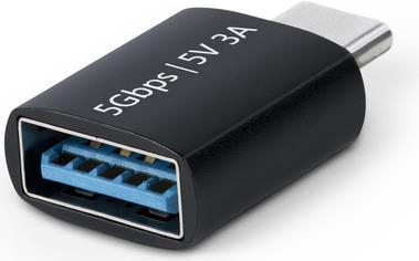 StarTech.com USB-C to USB-A Adapter, USB 5Gbps, Compact USB-C Male to USB-A Female Adapter, Durable Metal Housing, M/F (USB31CAADGCP)