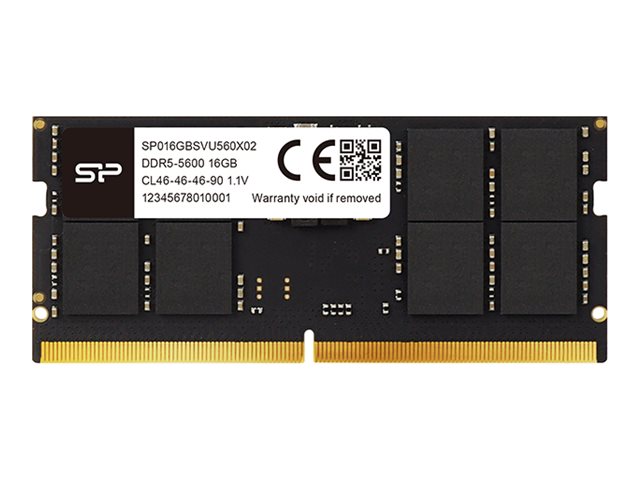 Silicon Power SP032GBSVU560F02 DDR5 SO-DIMM 32 GB 5600 MT/s CL46 Schwarz