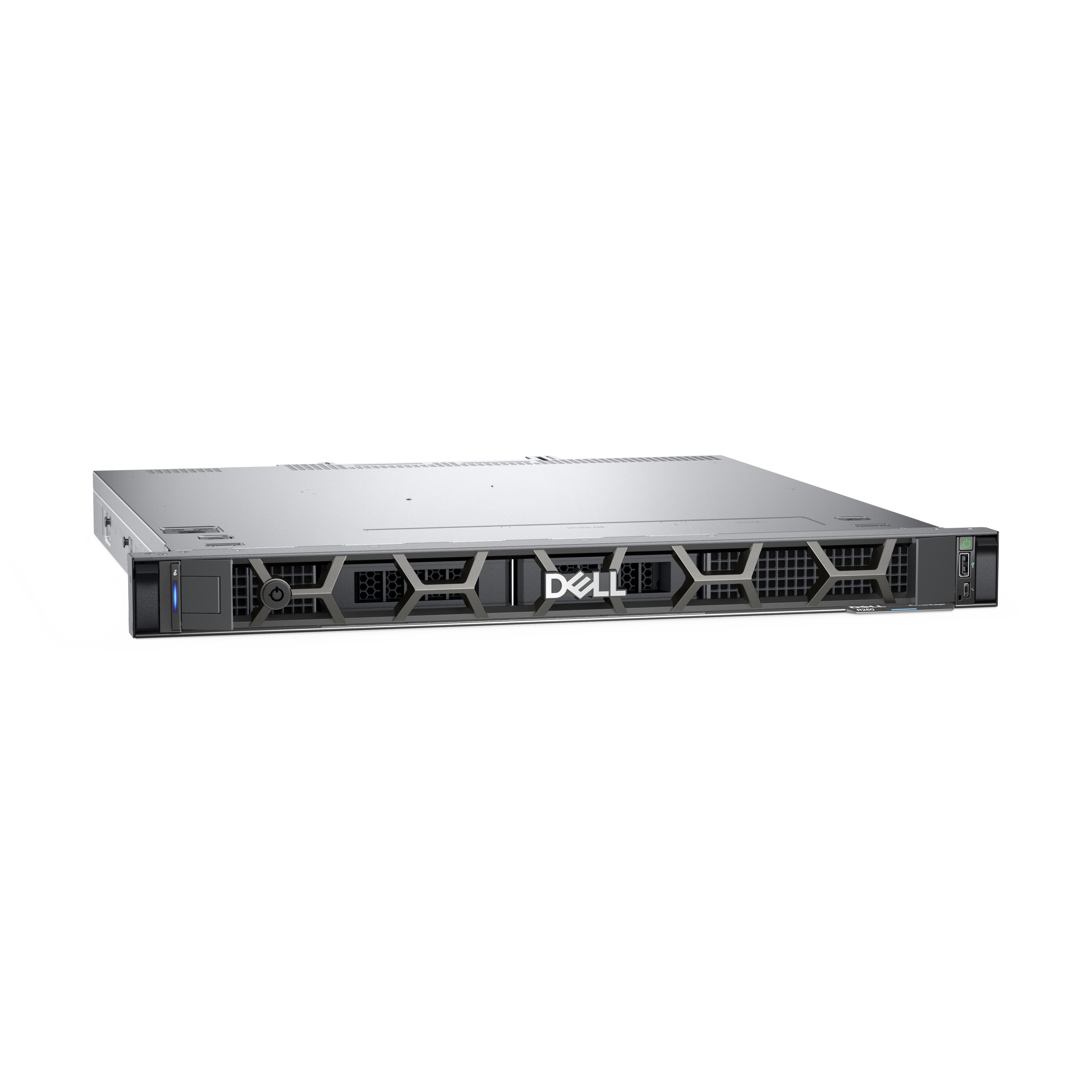 DELL PowerEdge R260 Rackserver 1U Intel Xeon 6 6325P 16 GB RAM 480 GB HDD 6x 2.5" Hot-Plug Schwarz