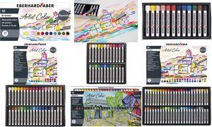 EBERHARD FABER Ölpastellkreide Artist Color, 50er Kartonetui wasserfest, Durchmesser: 9 mm, Länge: 70 mm, mit Papier - 1 Stück (522050)