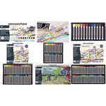 EBERHARD FABER Ölpastellkreide Artist Color, 50er Kartonetui wasserfest, Durchmesser: 9 mm, Länge: 70 mm, mit Papier - 1 Stück (522050)