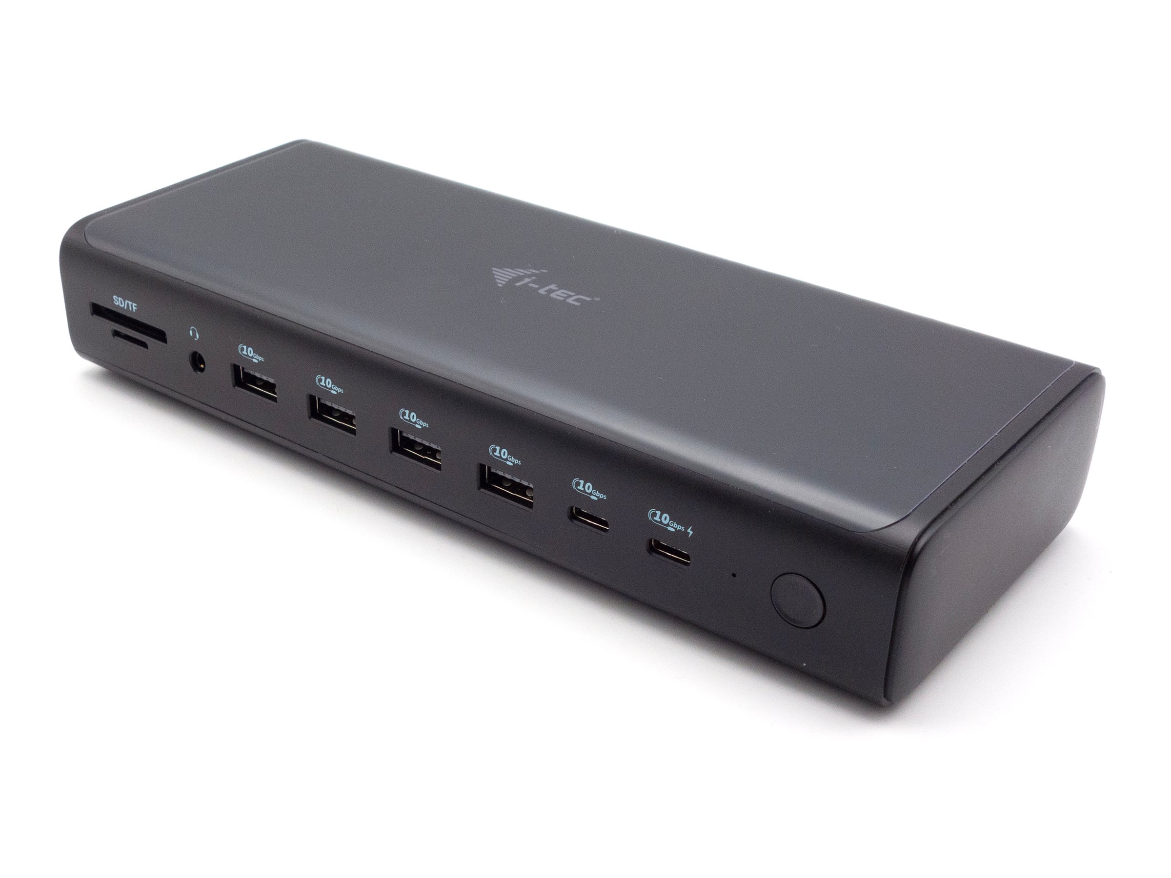 i-Tec CA6MONITORDOCKPD Thunderbolt 4 Dockingstation 2x HDMI 2x DP Schwarz
