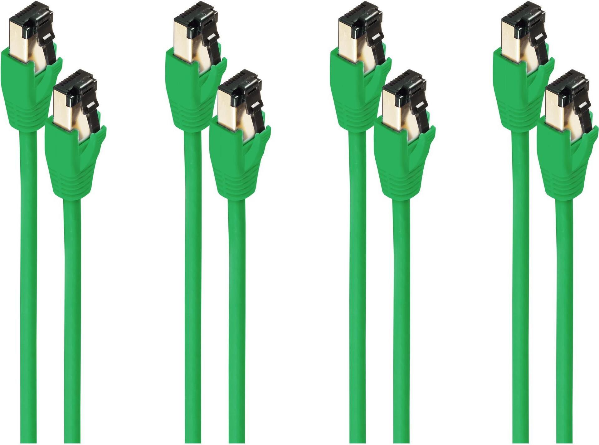 S/CONN maximum connectivity ®-BASIC-S--Patchkabel cat. 8.1 F/FTP PIMF LSZH grün 2,0m--VE4 (SC08-41033-4)