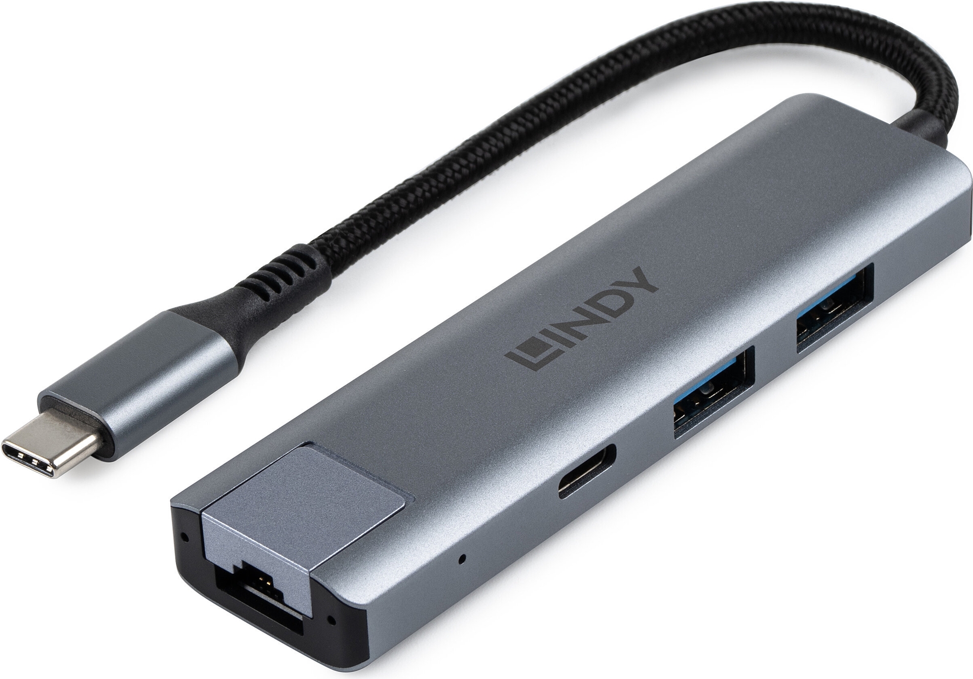 Lindy USB 3.2 Gen 2 Typ C Hub & Gigabit Ethernet Konverter (43422)