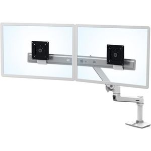 ERGOTRON LX Dual Direct Monitor Arm in Weiß - Monitor Tischhalterung mit pate...