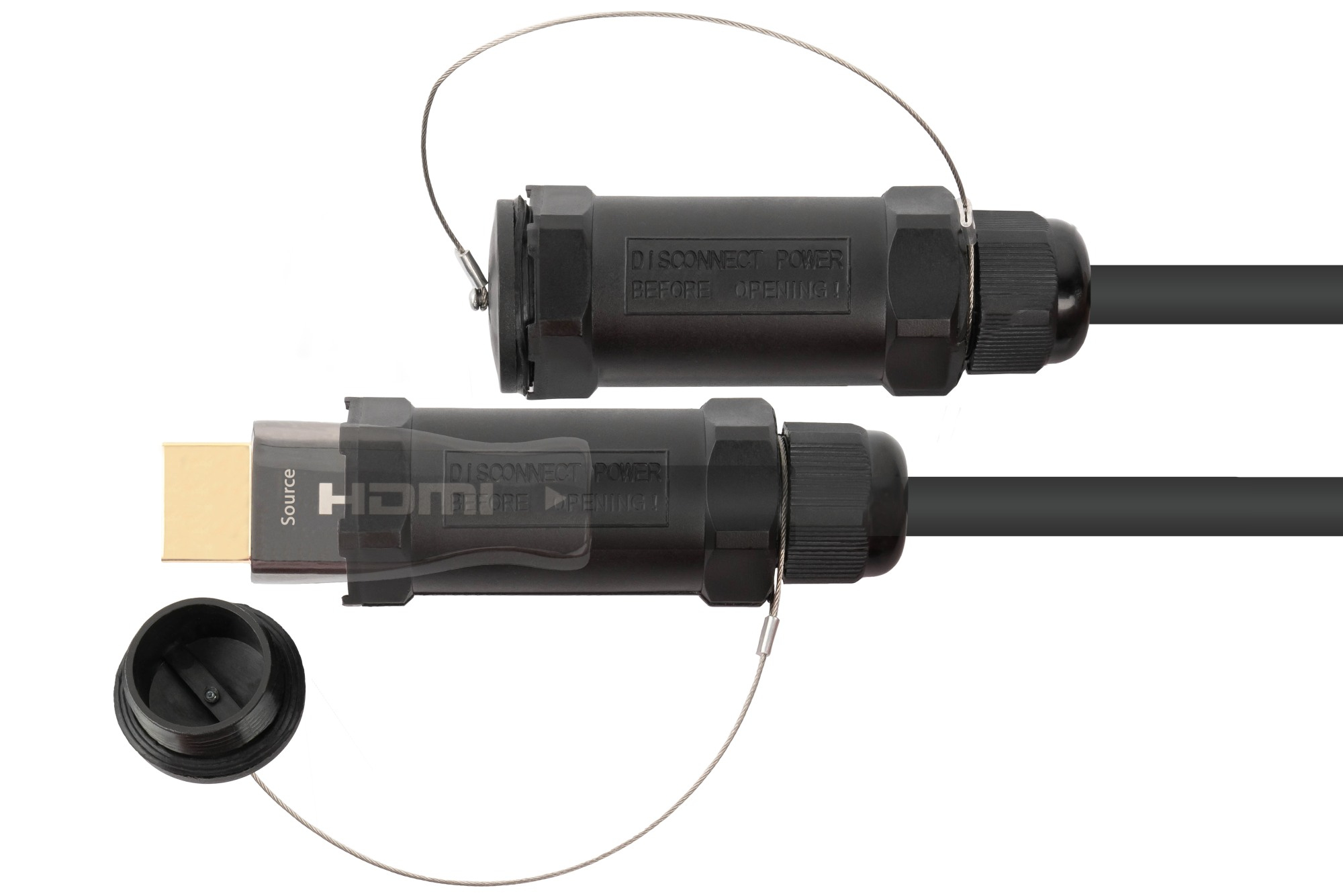 Python PYTHON AOC-HP2010 HDMI-Kabel 10 m 18 Gbit/s Schwarz