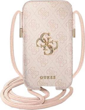 Guess Handytasche iPhone 12 Pro Max / 13 Pro Max Rosa 6,7 4G Big Metal Logo (GUPHL4GMGPI)