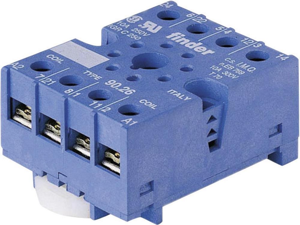 Finder Zubehör für Serie 88: Fassung Serie 90 90.26 (90.26)