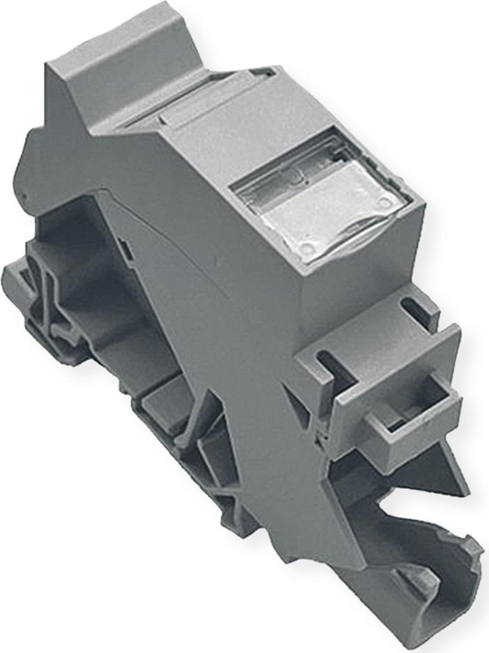 ROLINE RJ45 Tragschienenadapter inkl. Keystone Kat.6A (26.11.0379)