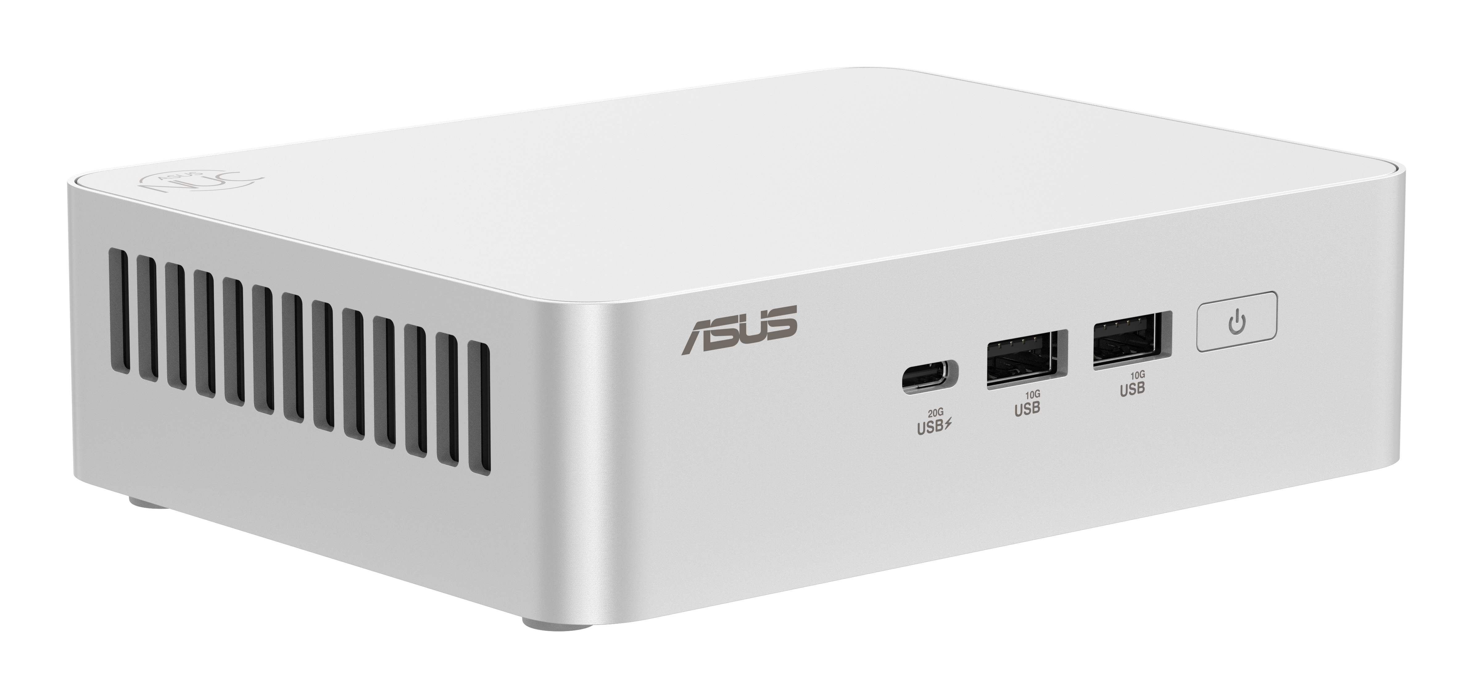 ASUS NUC 15 Pro+ RNUC15CRSU900002 Barebone Mini-PC Intel Core Ultra 9 285H Silber