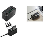 LogiLink CR0046 Notebook-Dockingstation & Portreplikator Verkabelt USB 3.2 Gen 1 (3.1 Gen 1) Type-C Schwarz (CR0046)