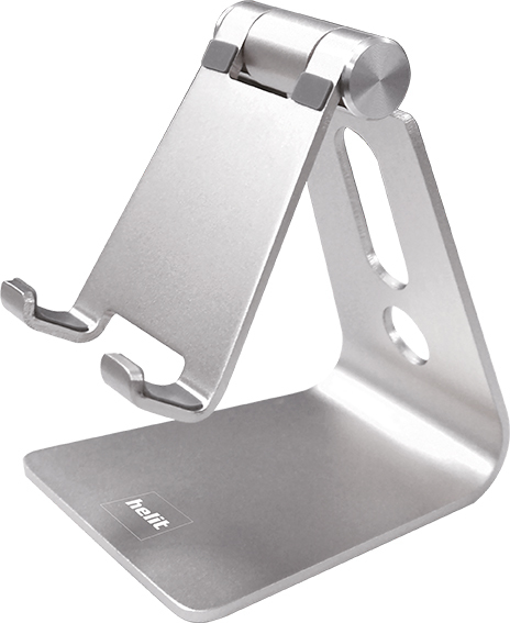 helit The lite Stand Smartphone-Ständer Aluminium Silber