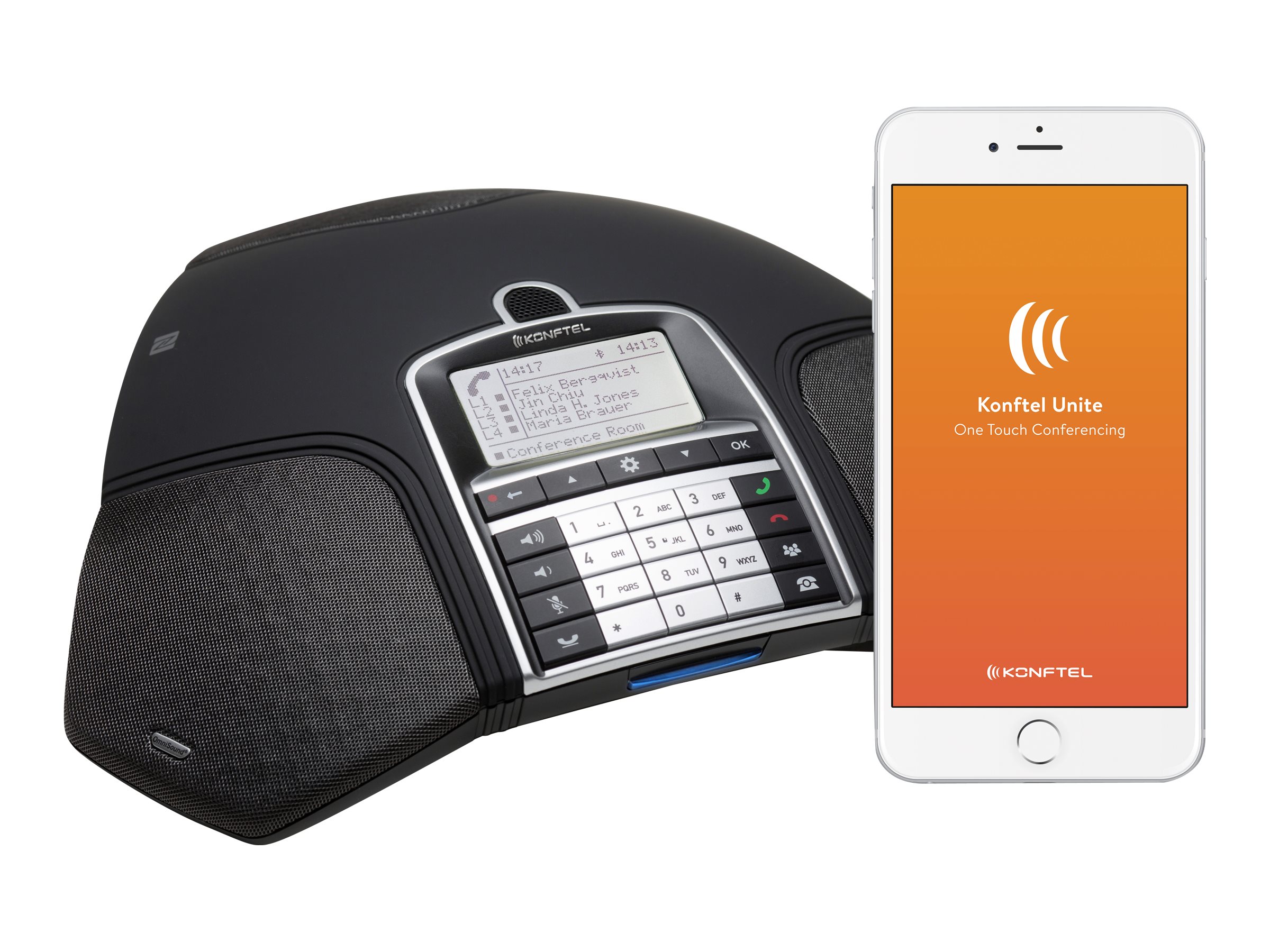Konftel 300IPx VoIP-Konferenztelefon Liquorice Black