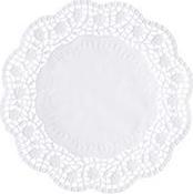 PAPSTAR Tortenspitze, rund, Durchmesser: 360 mm, weiß geprägtes Spitzenpapier, 40 g/qm, - 1 Stück (12265)