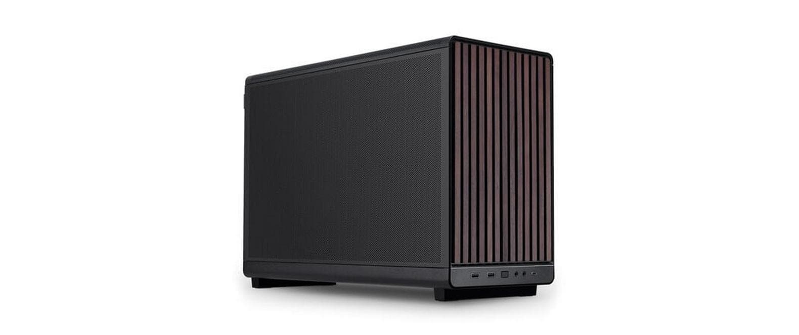 Lian Li A3-mATX-WD Black Micro Tower Schwarz, Holz