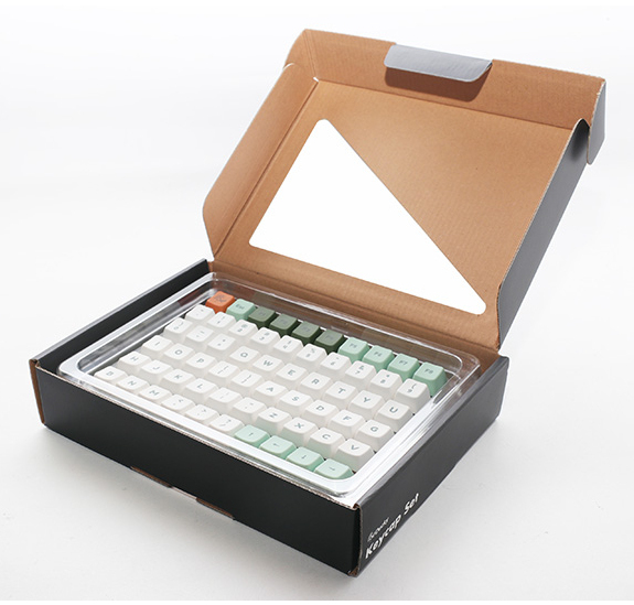Ducky Dino PBT Dye Sublimation Keycap-Set 133 Tastenkappen US-Layout Koralle Dunkelgrün Mintfarbe Weiß
