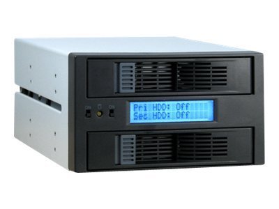 Inter-Tech CobaNitrox Sub-Raid SB-C 102 Internes RAID-Gehäuse 2.5"/3.5" SATA 3Gb/s RAID 1 Schwarz