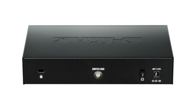 D-Link EasySmart Switch DGS-1100-08P 8-Port Managed Gigabit PoE Switch Schwarz