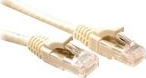 ACT Ivory 0.5 meter U/UTP CAT6 patch cable component level with RJ45 connectors. Cat6 u/utp component iv 0.50m (IK8400)