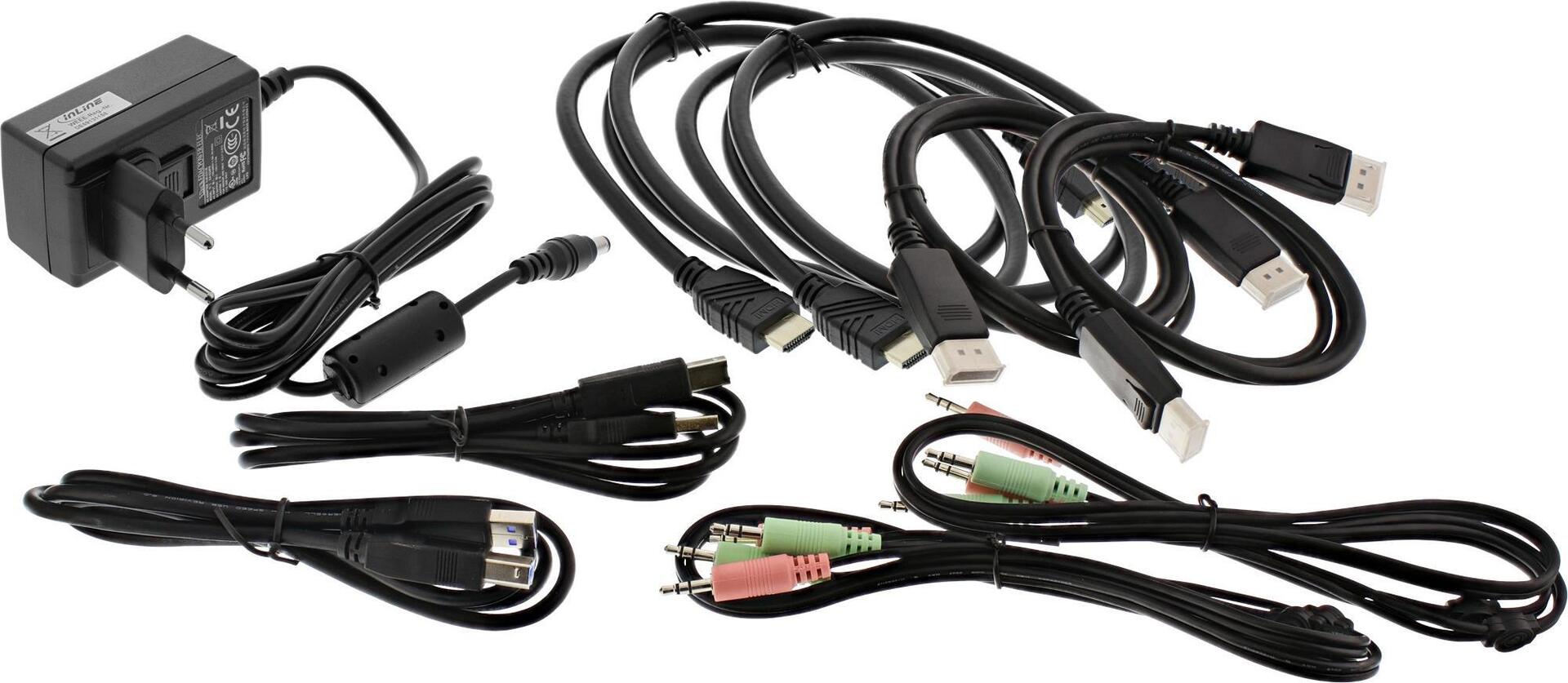 InLine 62642I KVM-/Audio-/USB-Switch 2 x KVM/Audio/USB