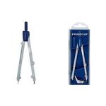 STAEDTLER Präzisionszirkel Mars Basic, aus Metall mit Teleskopverlängerungsstange, Schrägzahnführung, - 1 Stück (554 T01)