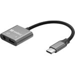 Sandberg USB-C zu Kopfhöreranschluss / Ladeadapter (136-67)