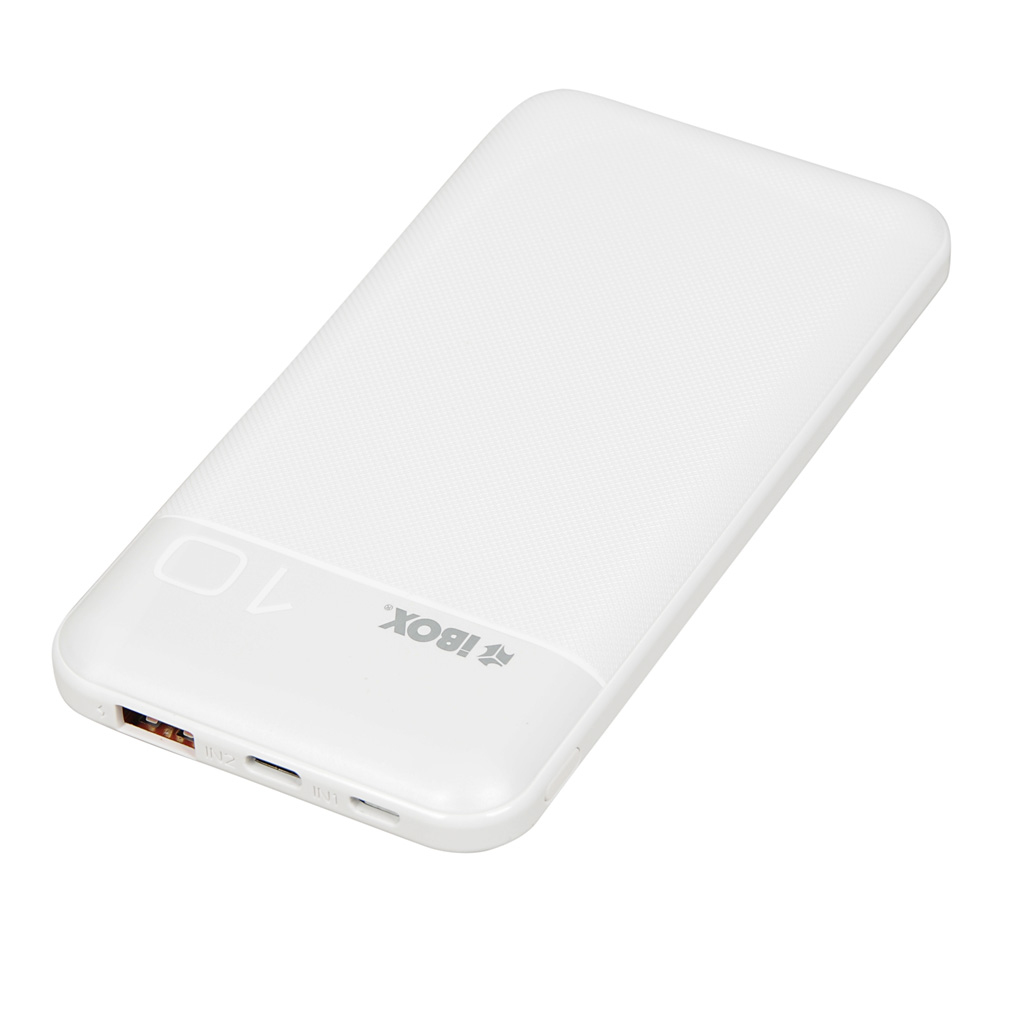 iBOX PB10 Powerbank 10000 mAh 20 W Weiß