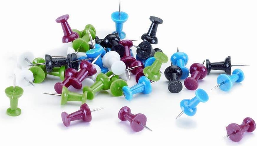 Soennecken Pinnwandnadel 1081 10mm farbig sortiert 40 St./Pack. (1081)