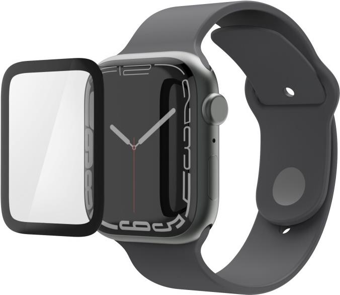 Hama Displayschutz Super Hybrid für Apple Watch 7/8/9, 41 mm, Montagehilfe (00222770)