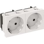 OBO STD-D3S RW2 Steckdose 33° 2-fach Schutzkontakt 6120103 1 (6120103)